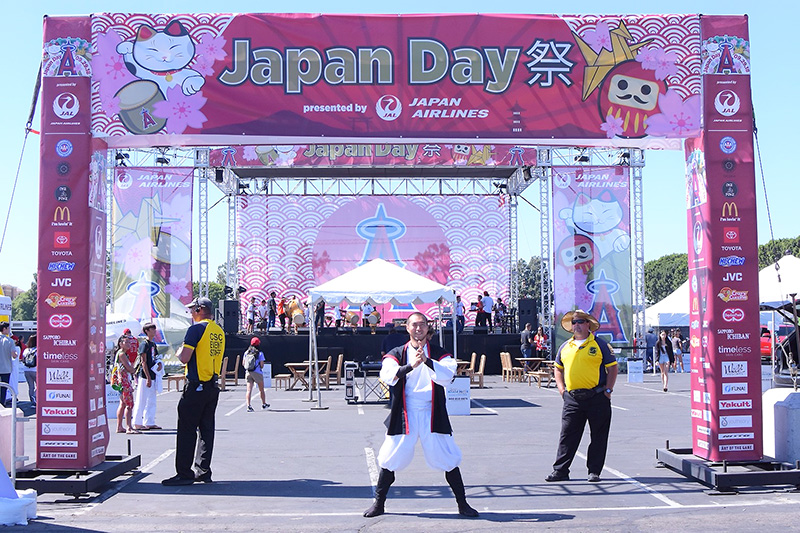 エンゼルススタジアム Japan Day始球式