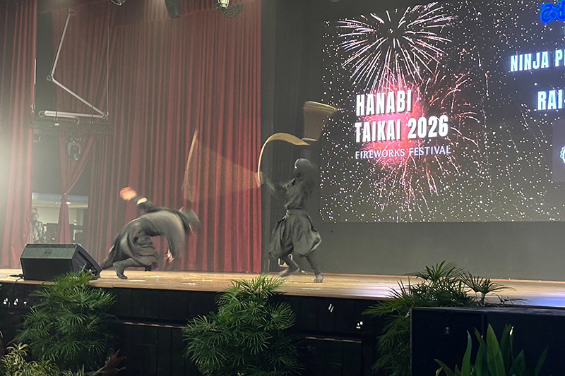 マレーシア「マラヤ大学花火大会2026」忍者ショー