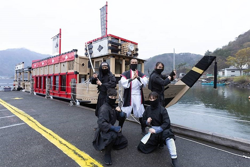 河口湖忍者イベント 天晴